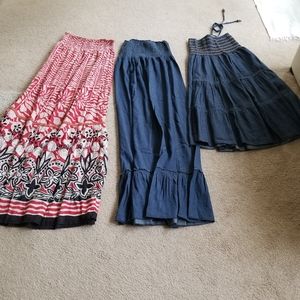 3 Smocked top dresses for 1 low price